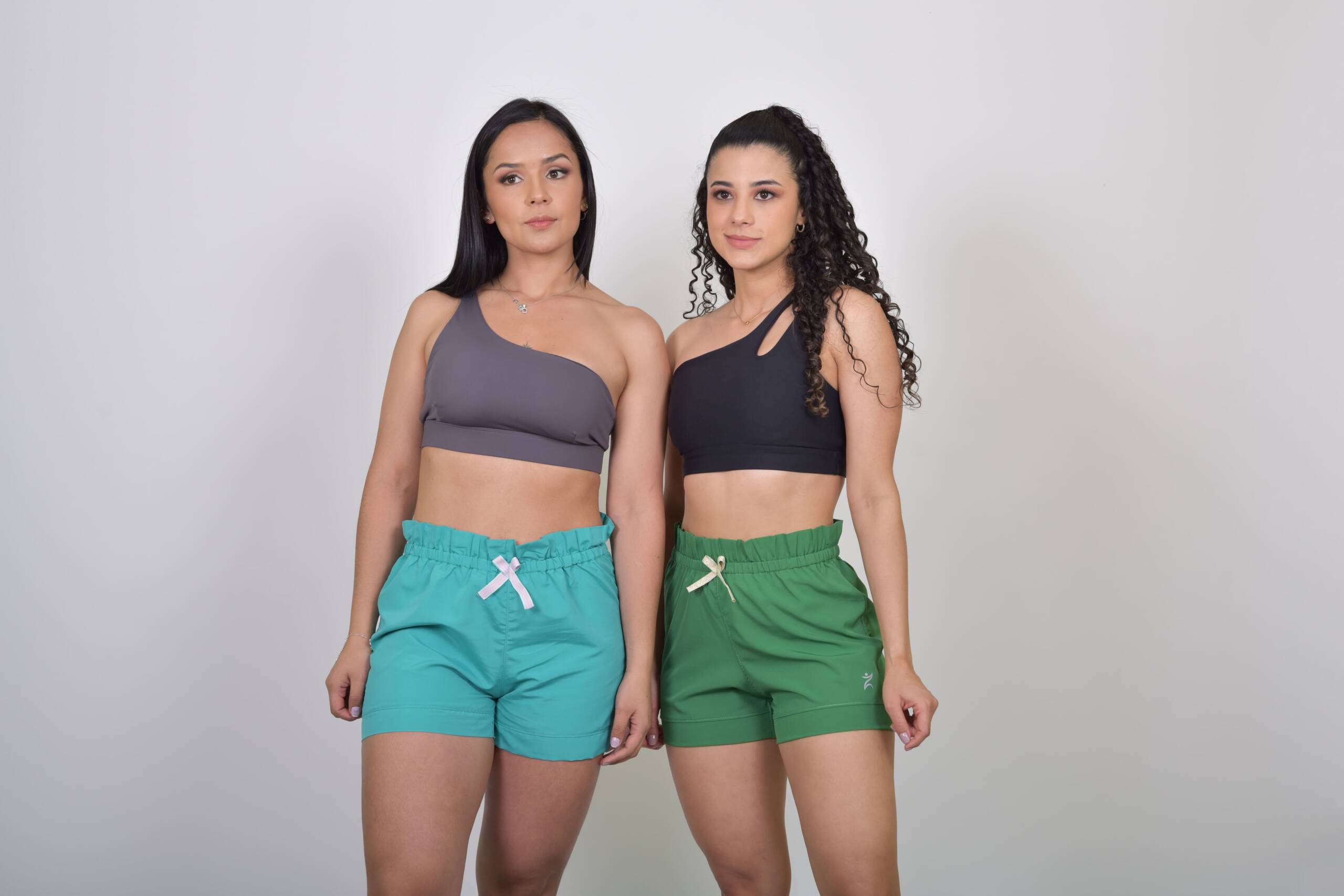 Short Pretina Corrugada Turquesa - Imagen 2