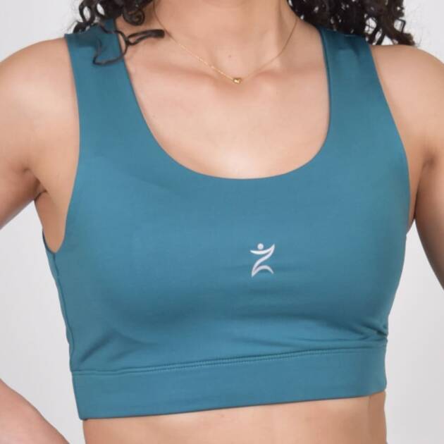 Top Básico Azul Verdoso